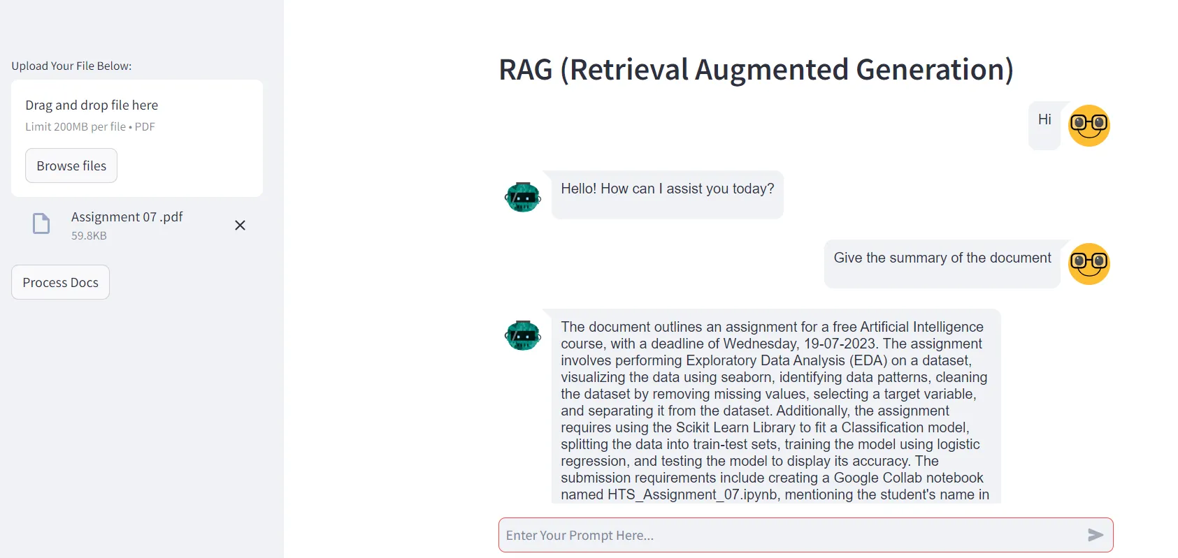 AI Chatbot (RAG Based) preview
