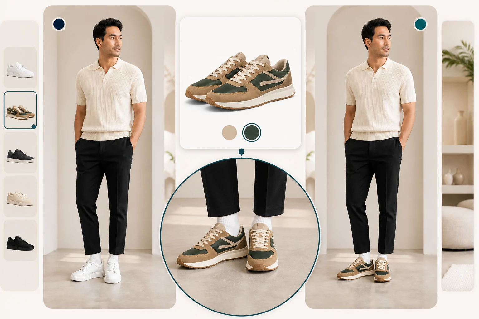 Yevron shoes virtual try-on AI preview thumbnail